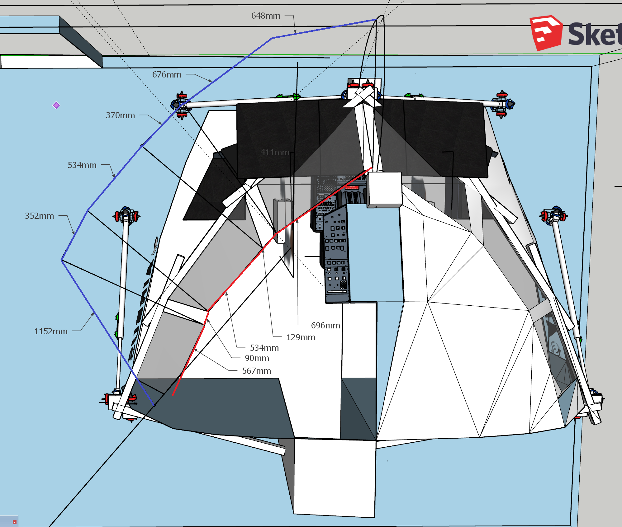 length of surrounding picture
